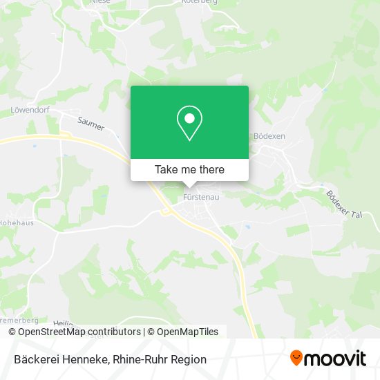 Bäckerei Henneke map