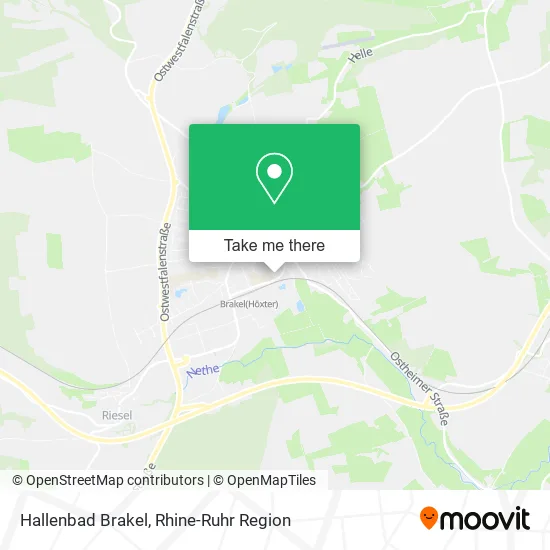 Hallenbad Brakel map