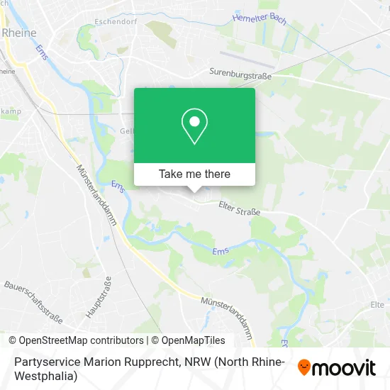 Partyservice Marion Rupprecht map