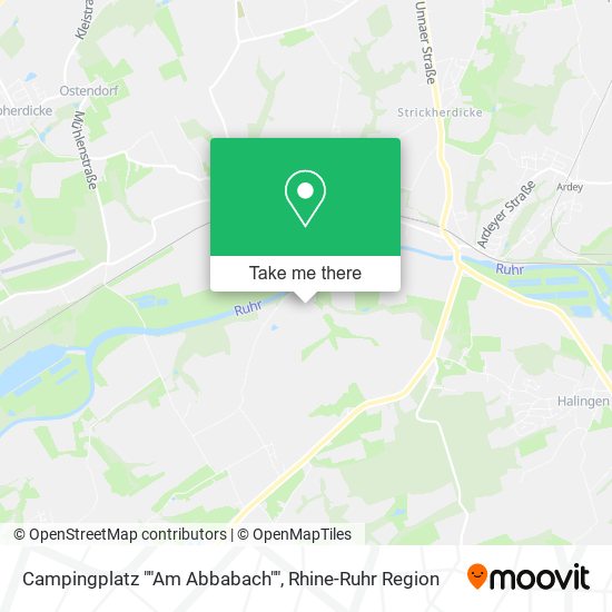 Campingplatz ""Am Abbabach"" map