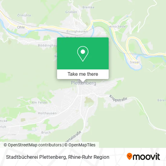 Карта Stadtbücherei Plettenberg