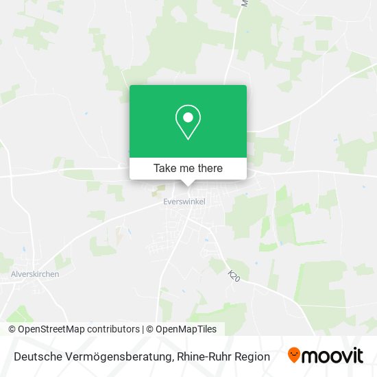 Deutsche Vermögensberatung map