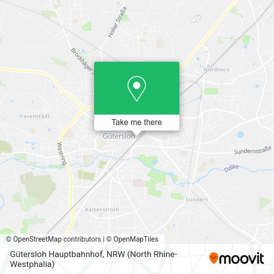 Gütersloh Hauptbahnhof map