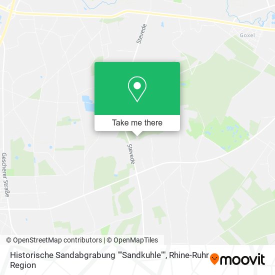 Historische Sandabgrabung ""Sandkuhle"" map