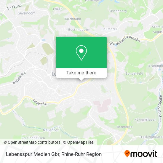 Lebensspur Medien Gbr map