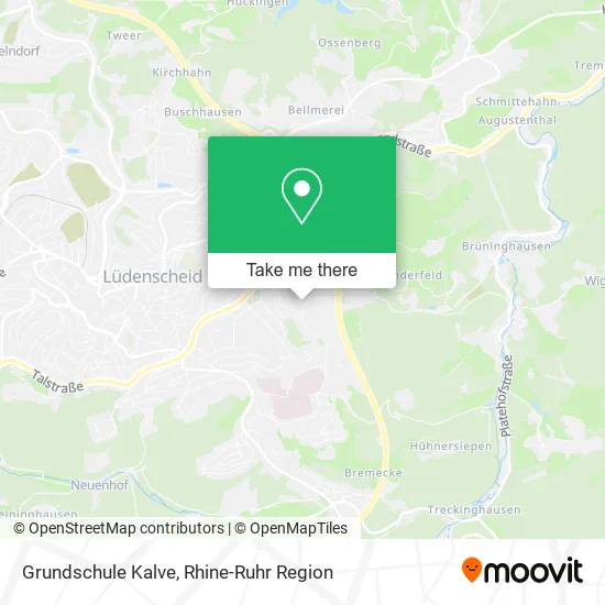 Карта Grundschule Kalve