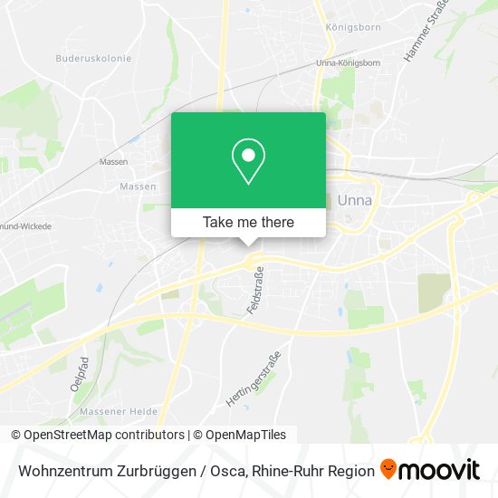 Карта Wohnzentrum Zurbrüggen / Osca