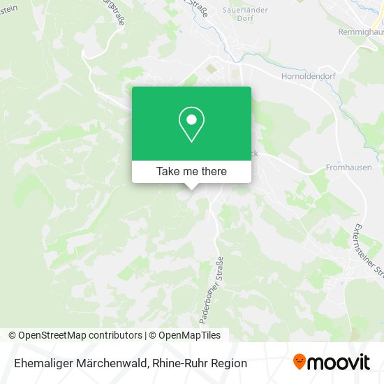 Ehemaliger Märchenwald map