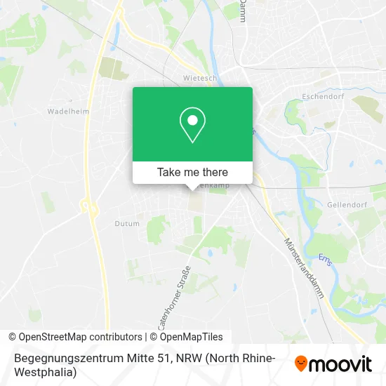 Begegnungszentrum Mitte 51 map