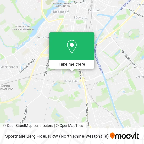 Sporthalle Berg Fidel map