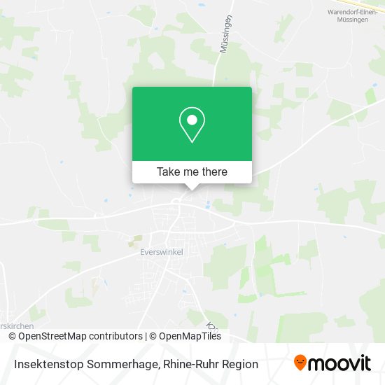 Insektenstop Sommerhage map