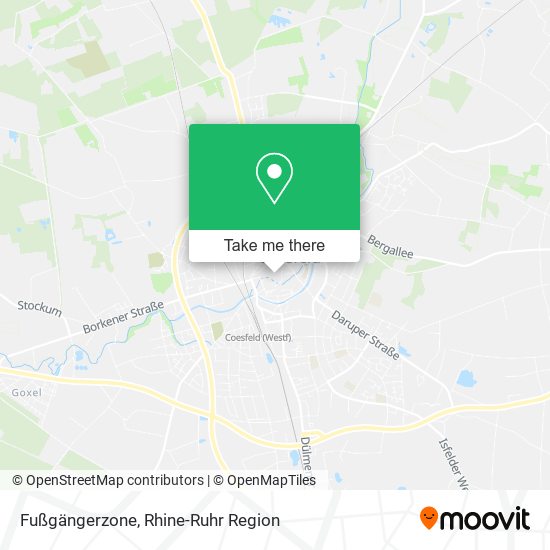 Fußgängerzone map