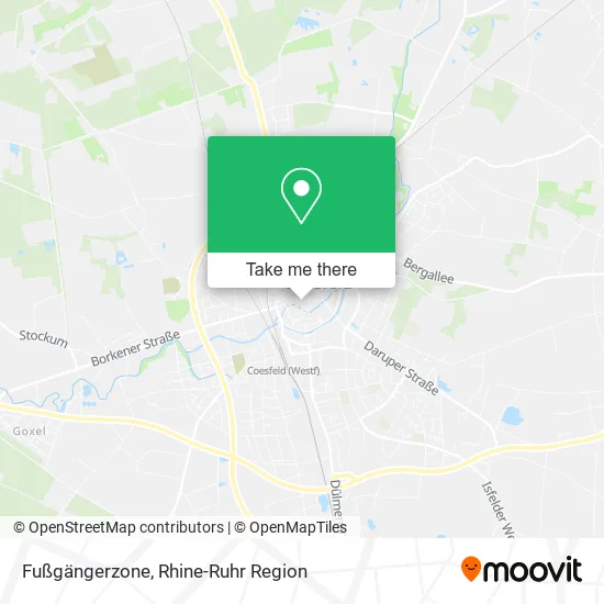 Карта Fußgängerzone