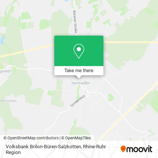 Volksbank Brilon-Büren-Salzkotten map