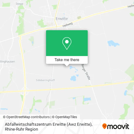 Карта Abfallwirtschaftszentrum Erwitte (Awz Erwitte)