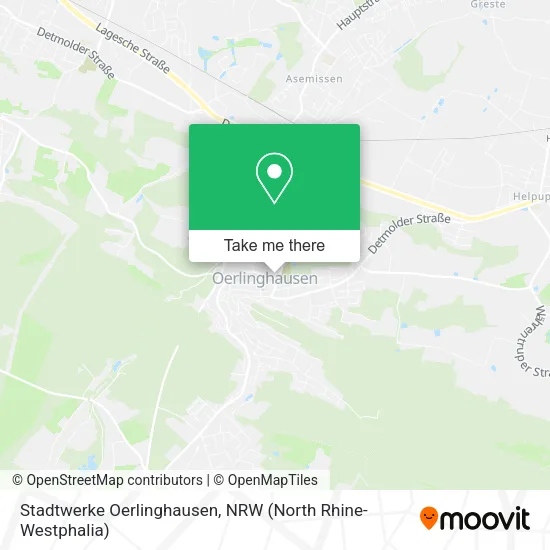 Карта Stadtwerke Oerlinghausen