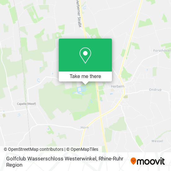 Golfclub Wasserschloss Westerwinkel map