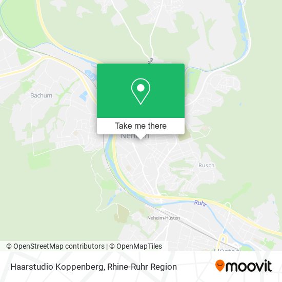 Haarstudio Koppenberg map