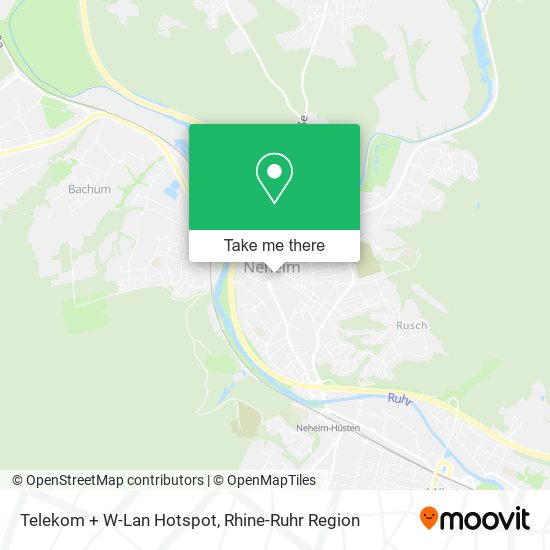 Telekom + W-Lan Hotspot map