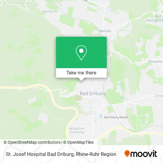 Карта St. Josef Hospital Bad Driburg