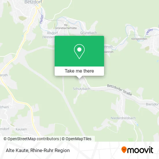 Карта Alte Kaute