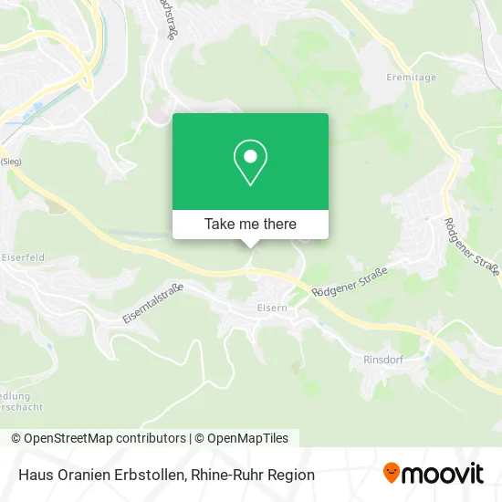 Карта Haus Oranien Erbstollen