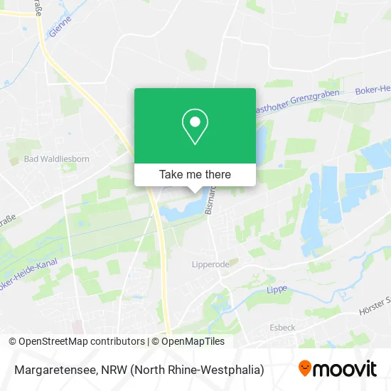 Карта Margaretensee