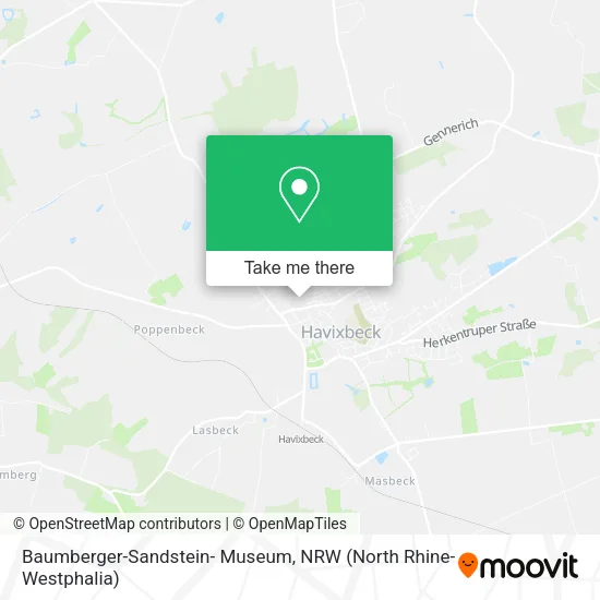 Карта Baumberger-Sandstein- Museum