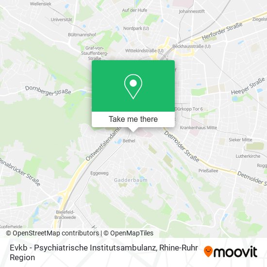 Evkb - Psychiatrische Institutsambulanz map