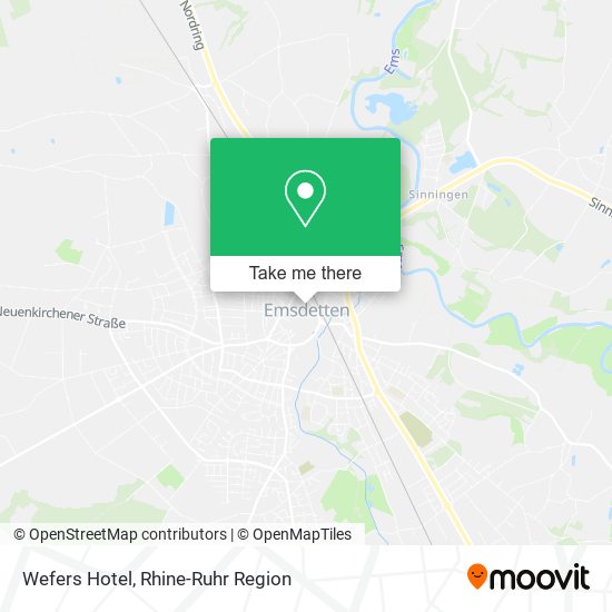 Wefers Hotel map