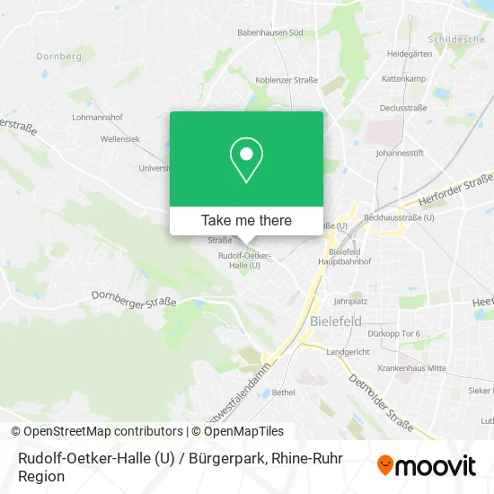 Карта Rudolf-Oetker-Halle (U) / Bürgerpark