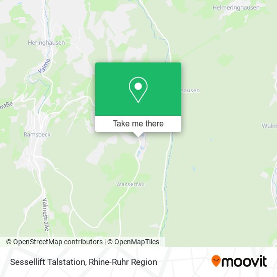 Sessellift Talstation map