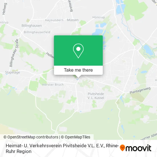 Карта Heimat- U. Verkehrsverein Pivitsheide V.L. E.V.