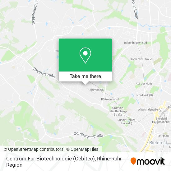 Centrum Für Biotechnologie (Cebitec) map