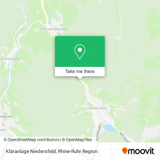 Карта Kläranlage Niedersfeld