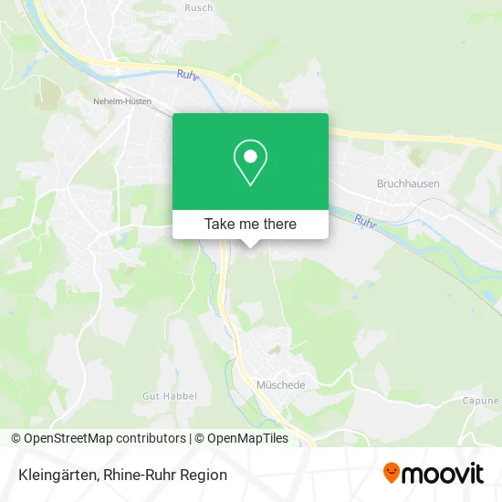 Карта Kleingärten