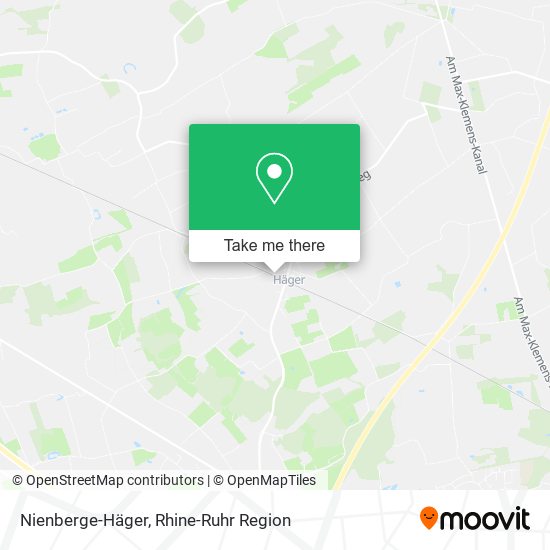 Nienberge-Häger map