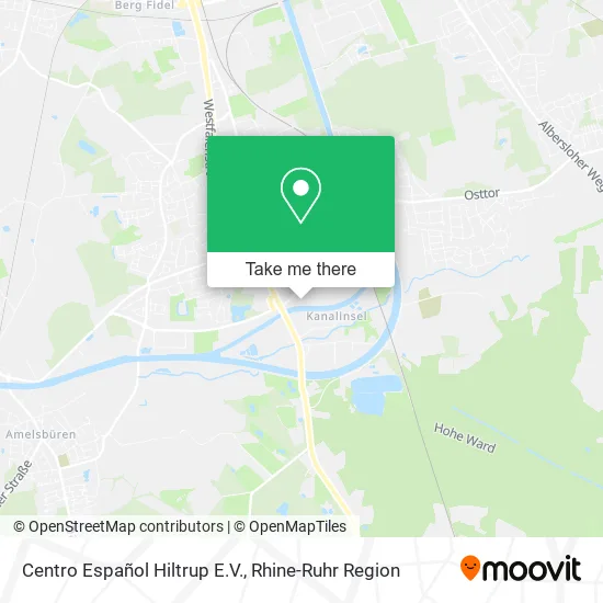 Карта Centro Español Hiltrup E.V.