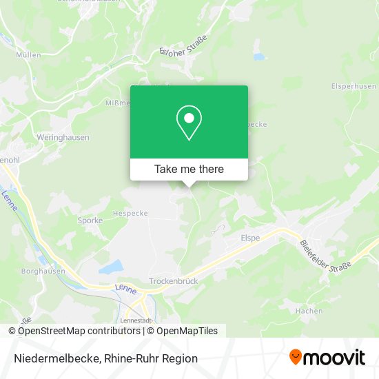 Карта Niedermelbecke