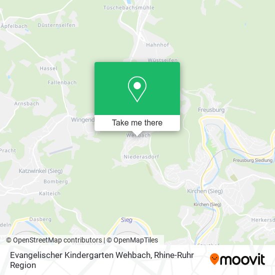 Evangelischer Kindergarten Wehbach map