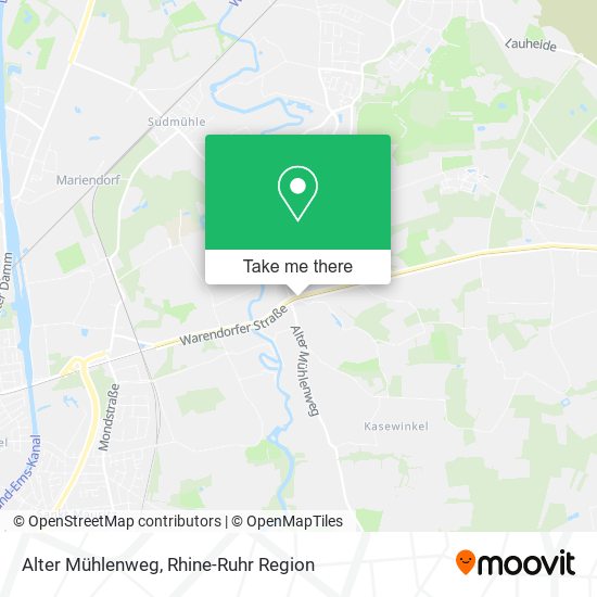 Alter Mühlenweg map