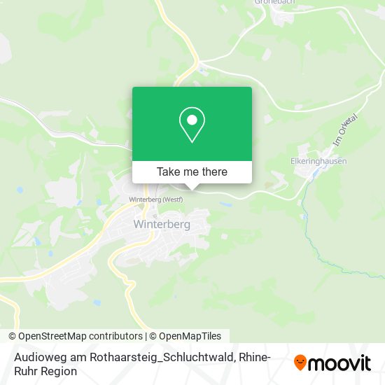 Audioweg am Rothaarsteig_Schluchtwald map