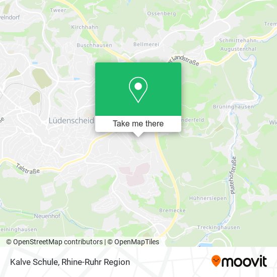 Kalve Schule map