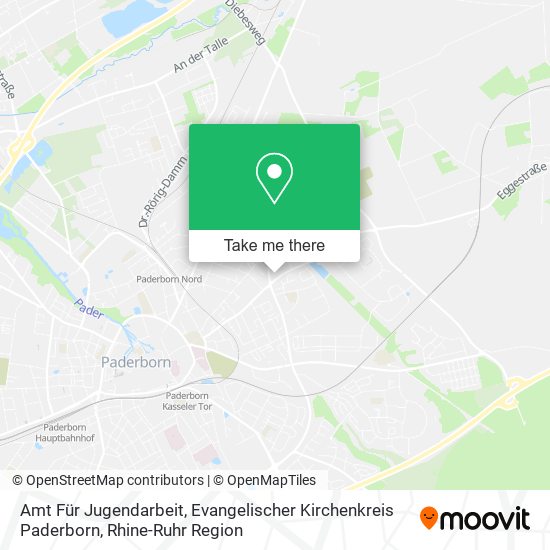 Amt Für Jugendarbeit, Evangelischer Kirchenkreis Paderborn map