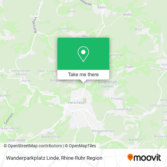 Wanderparkplatz Linde map