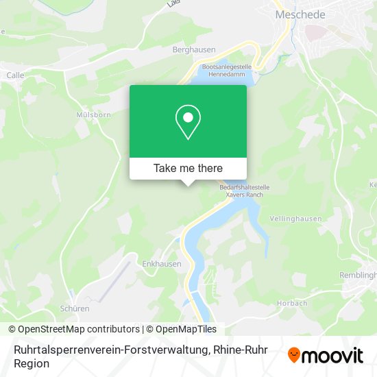 Ruhrtalsperrenverein-Forstverwaltung map