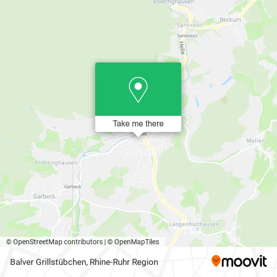 Карта Balver Grillstübchen