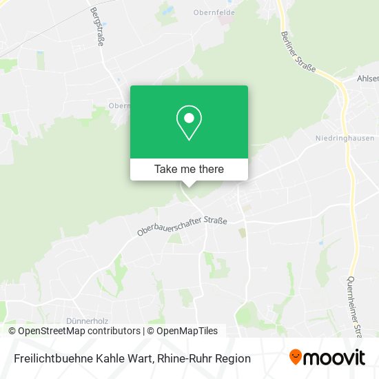 Freilichtbuehne Kahle Wart map