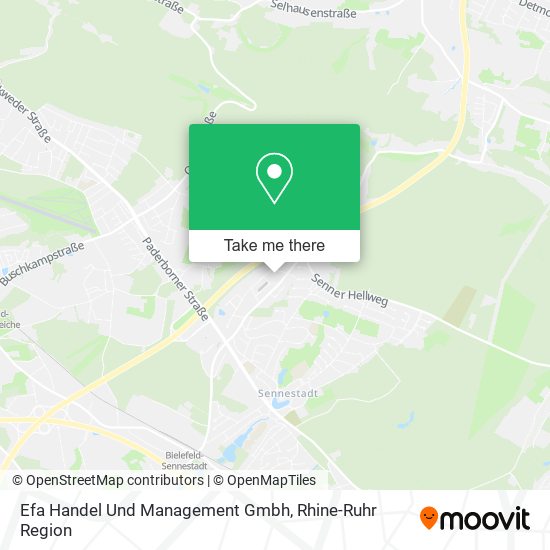 Efa Handel Und Management Gmbh map
