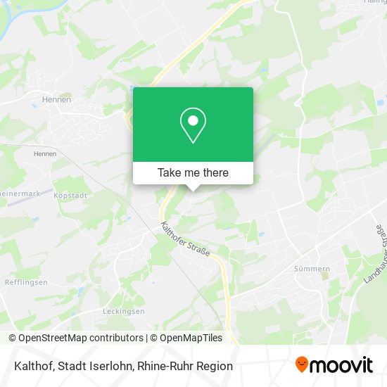 Kalthof, Stadt Iserlohn map
